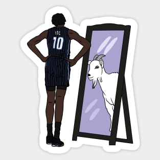 Bol Bol Mirror GOAT Sticker